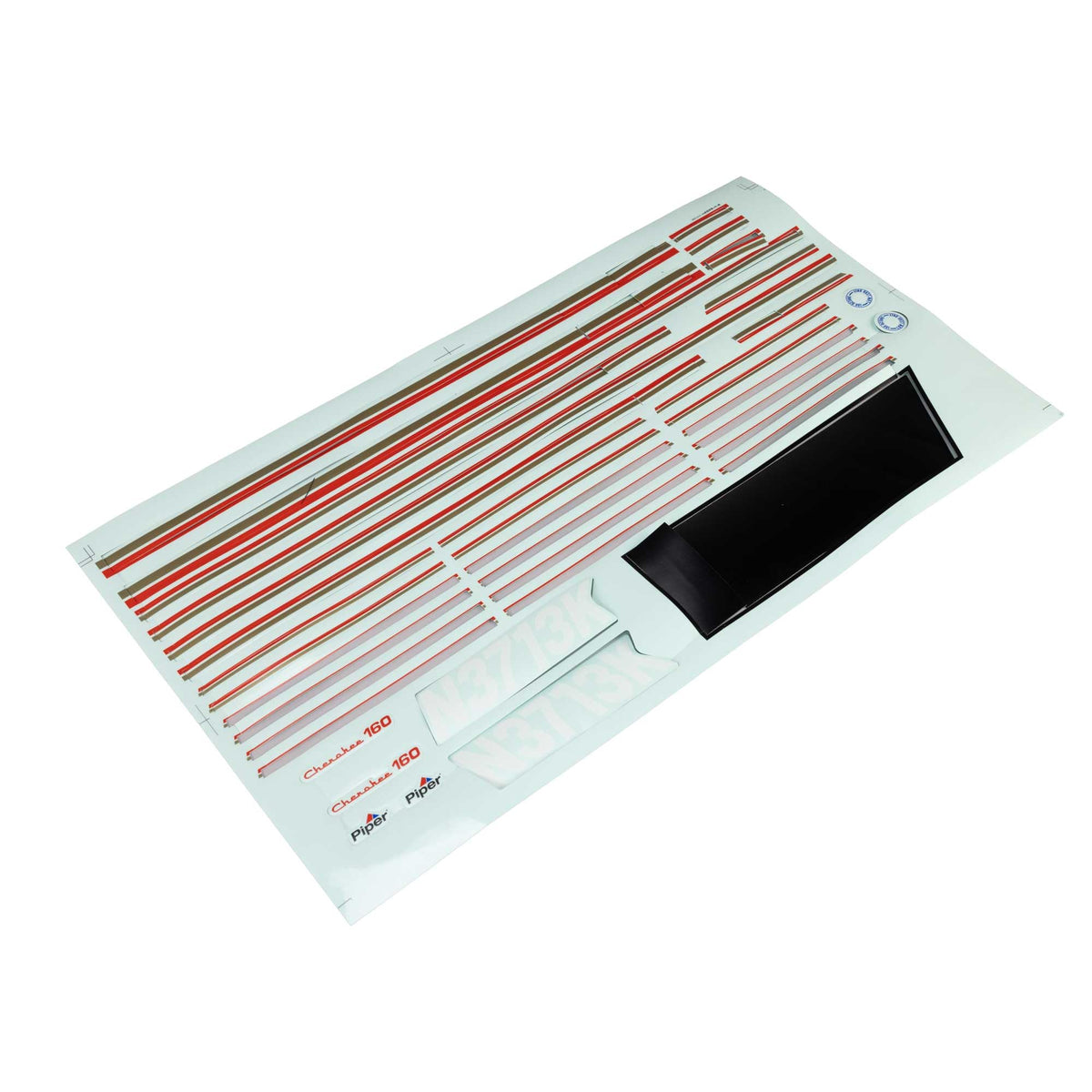 E-Flite EFL-1140 Decal Sheet: Cherokee 1.3m Blue