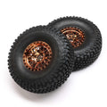 Losi LOS45037 Wheel, Tire, Mounted(2): SLN