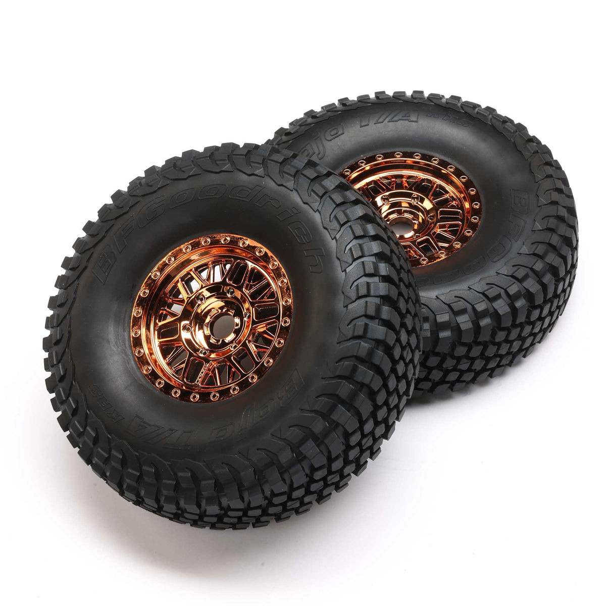Losi LOS45037 Wheel, Tire, Mounted(2): SLN