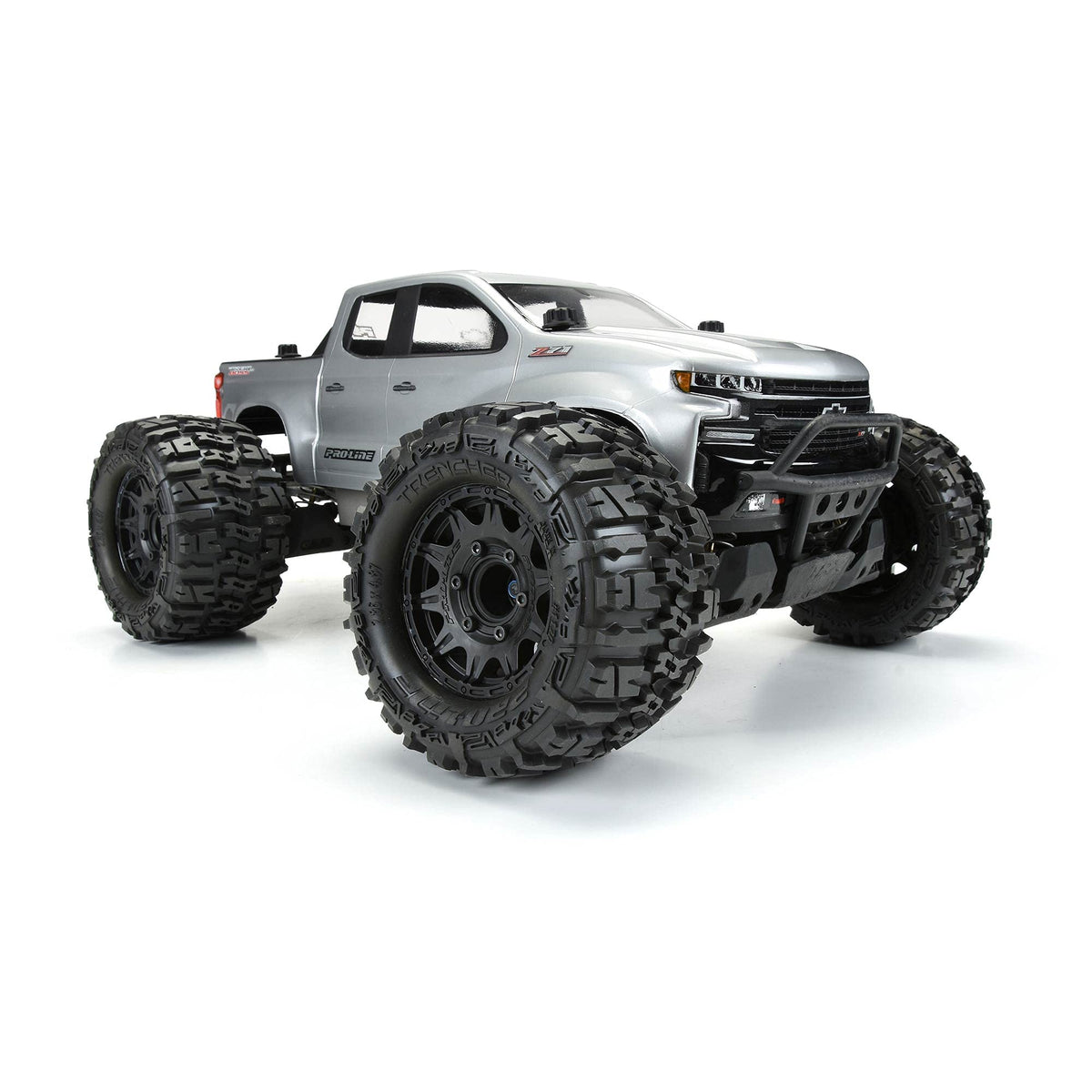 Pro-Line 117010 Trencher 2.8 All Terrain Tire Mounted on Raid Black Wheels