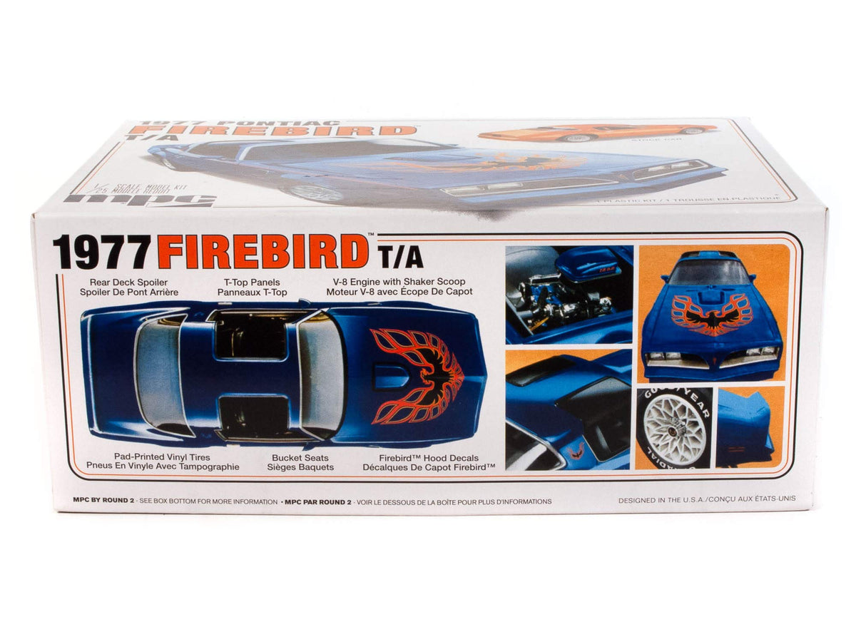MPC 916M 1/25 1977 Pontiac Firebird T-Top Model Kit Skill 2
