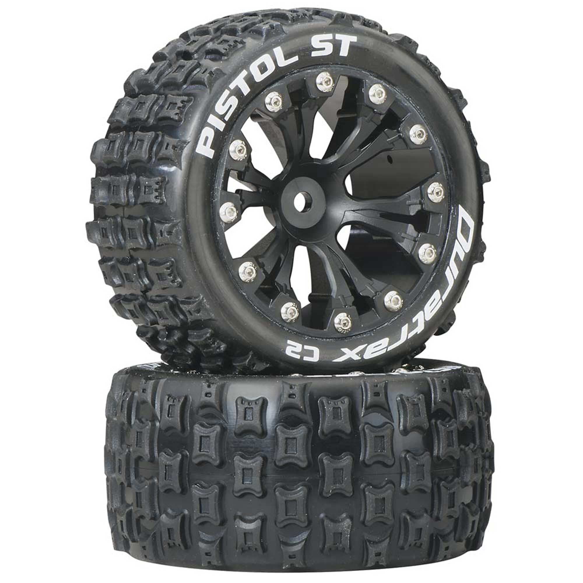 DuraTrax DTXC3554 Pistol ST 2.8 Truck 2WD Mntd Rear C2 Blk (2)