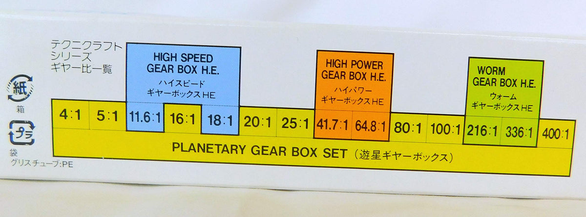 Tamiya 72004 Worm Gear Box Set