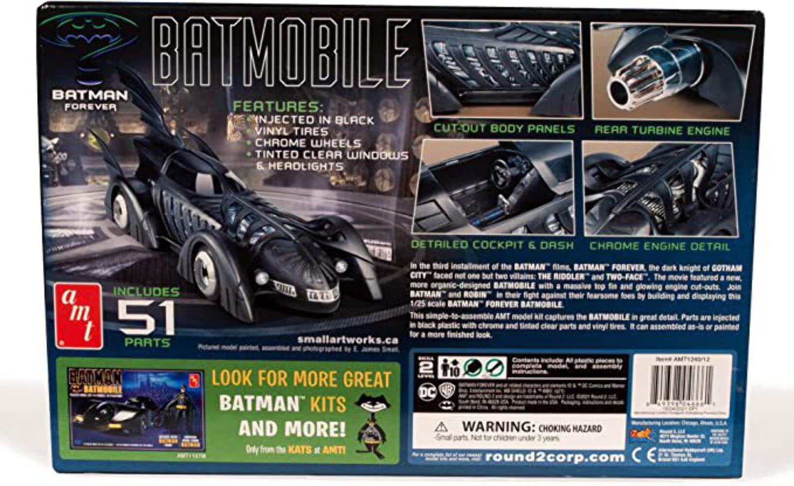 AMT 1240 Batman Forever Batmobile Model Kit