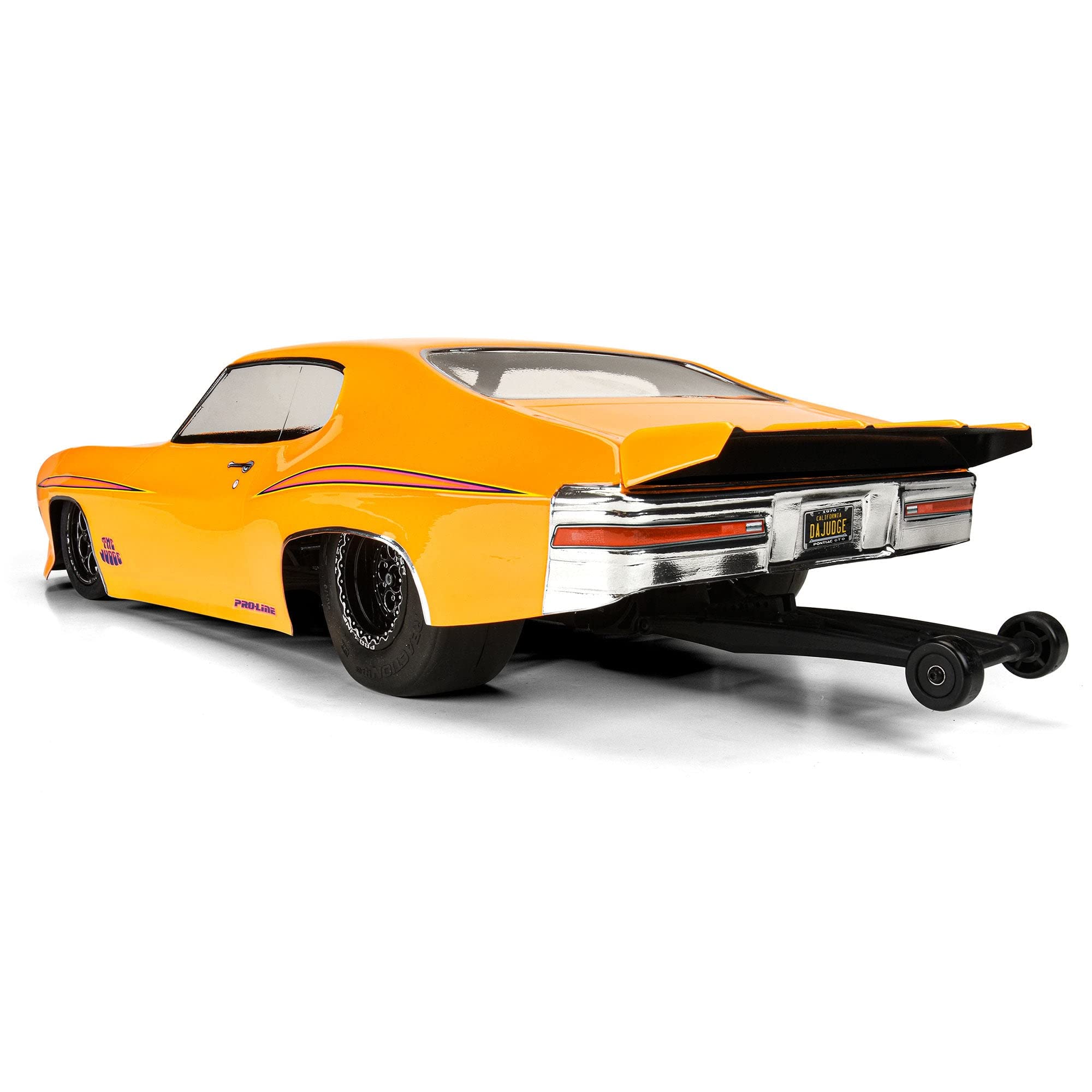 Pro-Line 358800 1/10 1970 Pontiac GTO Judge Clear Body: Drag Car