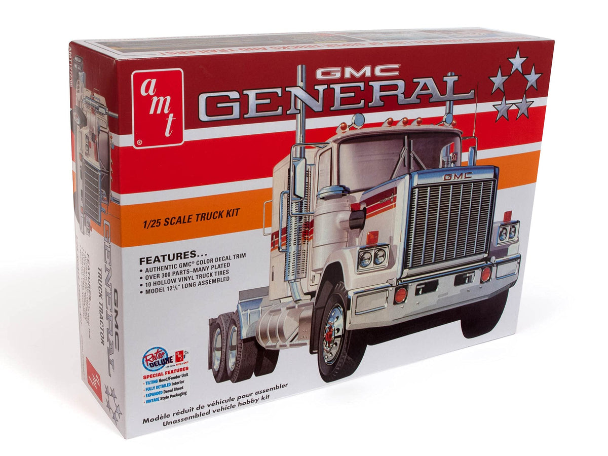 AMT 1272 1976 GMC General Semi Tractor 1/25 Model Kit