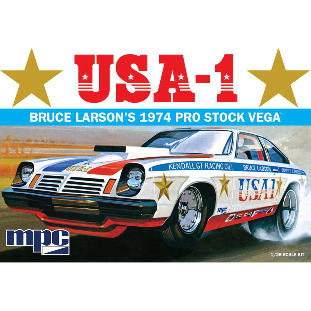 MPC 828 1/25 Bruce Larson USA-1 Pro Stock Vega Model Kit