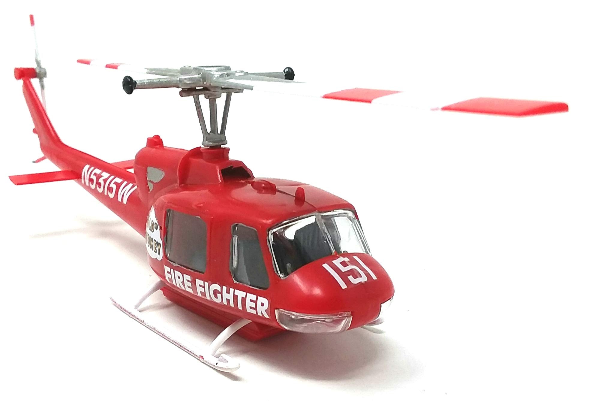 Atlantis M1026 Huey Chopper 2 Pack Fire Fighter and Gunship 1/72
