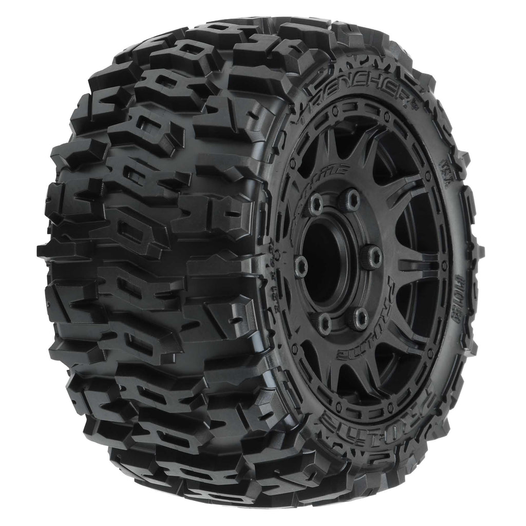 Pro-Line 1015910 Trencher LP 2.8" MTD Raid Black 6x30 F/R