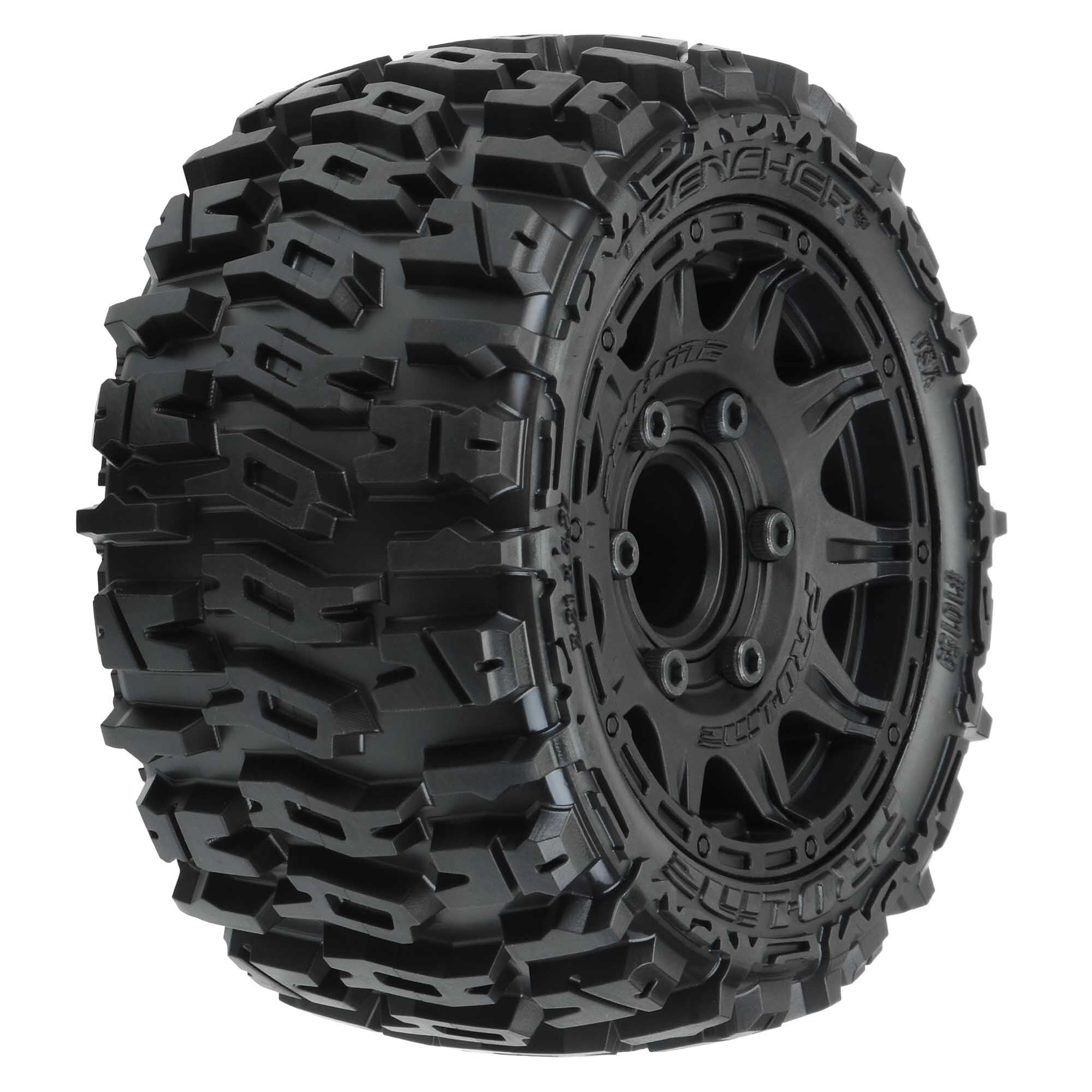 Pro-Line 1015910 Trencher LP 2.8" MTD Raid Black 6x30 F/R