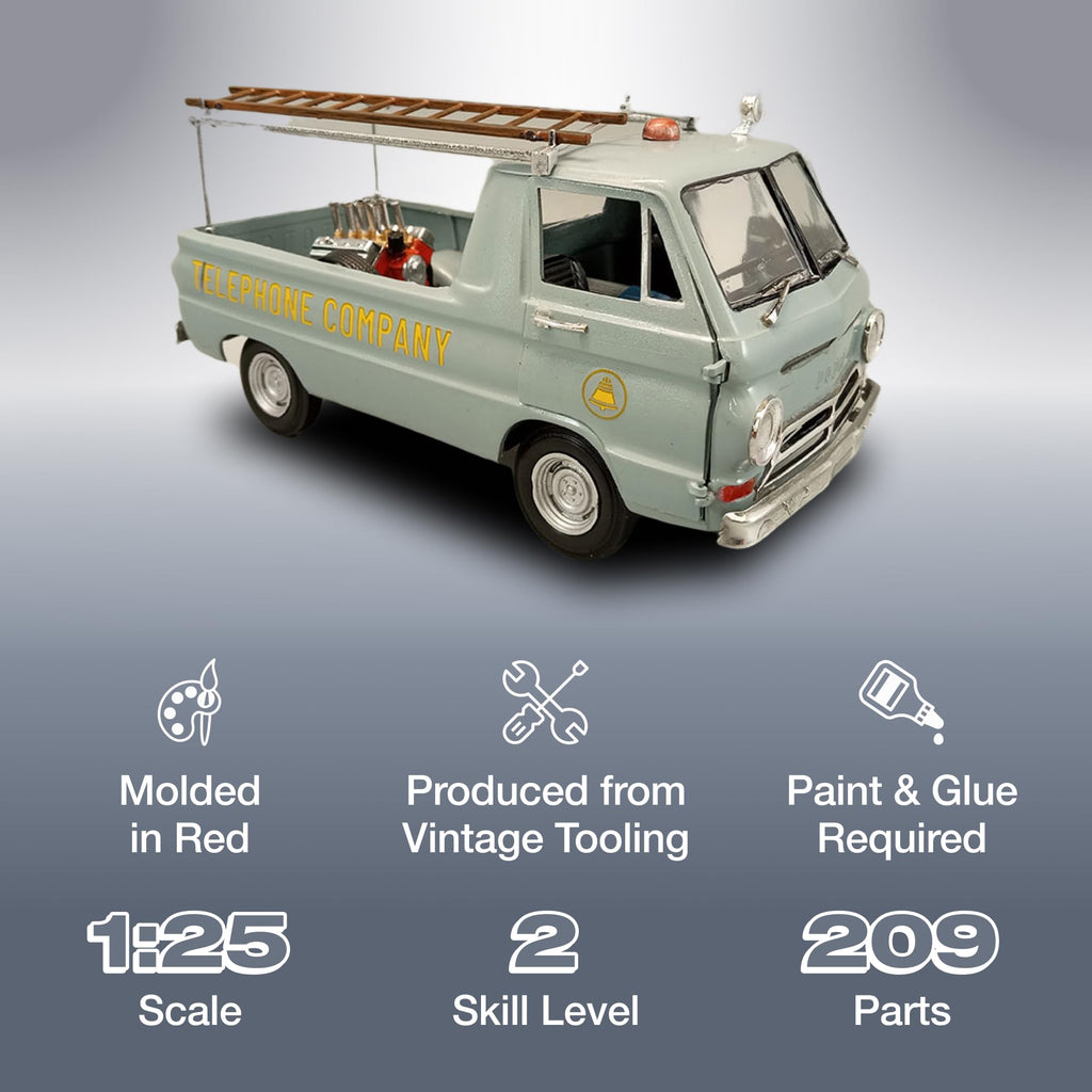 AMT 1389 1966 Dodge A100 Pickup Touch Tone Terror 1/25
