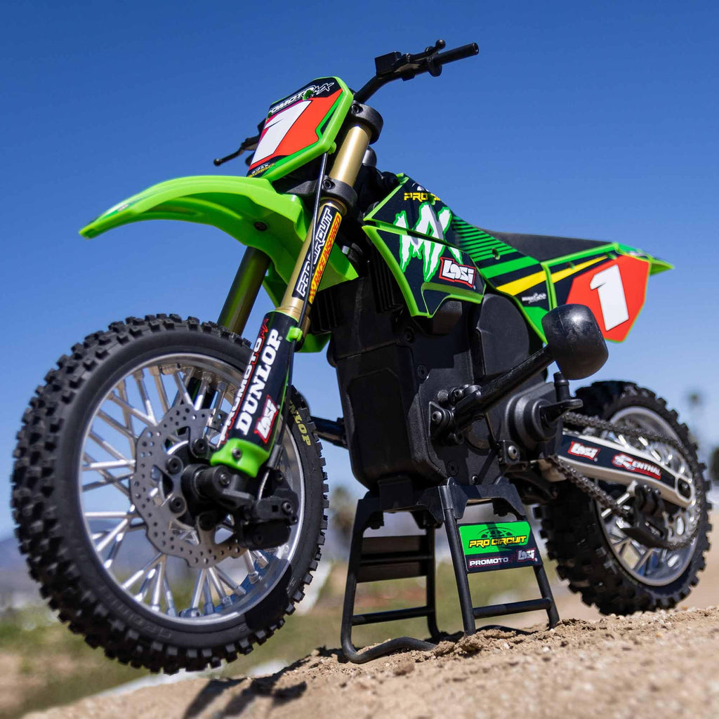 Losi LOS06002 Promoto-MX 1/4 Motorcycle RTR w/Battery/Charger Combo, Pro Circuit