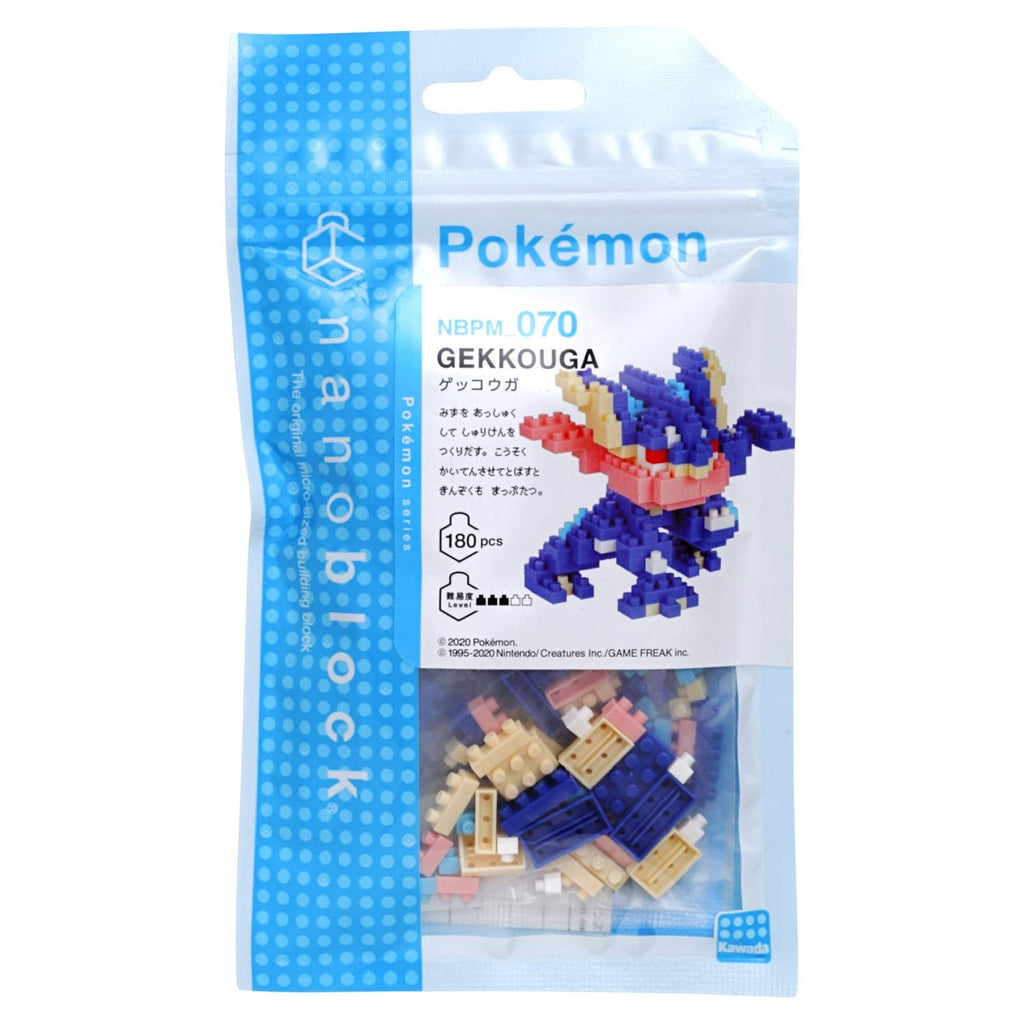 Nanoblock 21943 Greninja "Pokemon" Nanoblock Pokemon Series (Box/12)