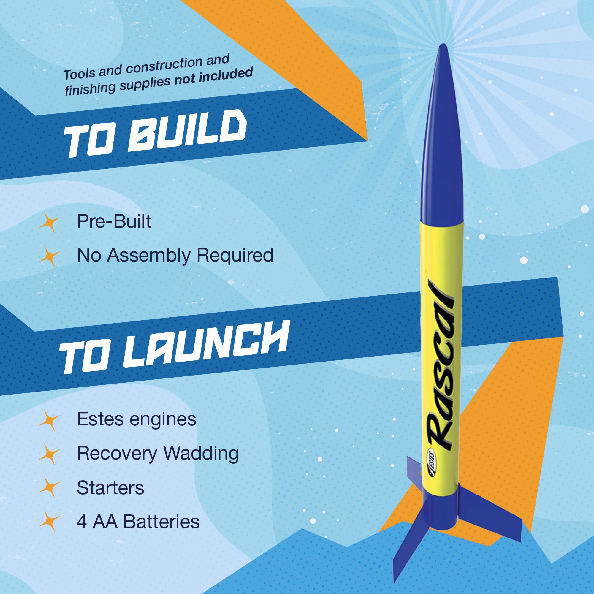 Estes 1499 Rascal/HiJinks Launch Set RTF Ready-to-Fly