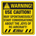 Horizon Hobby HHDSTK12 Eflite Caution Joy Sticker