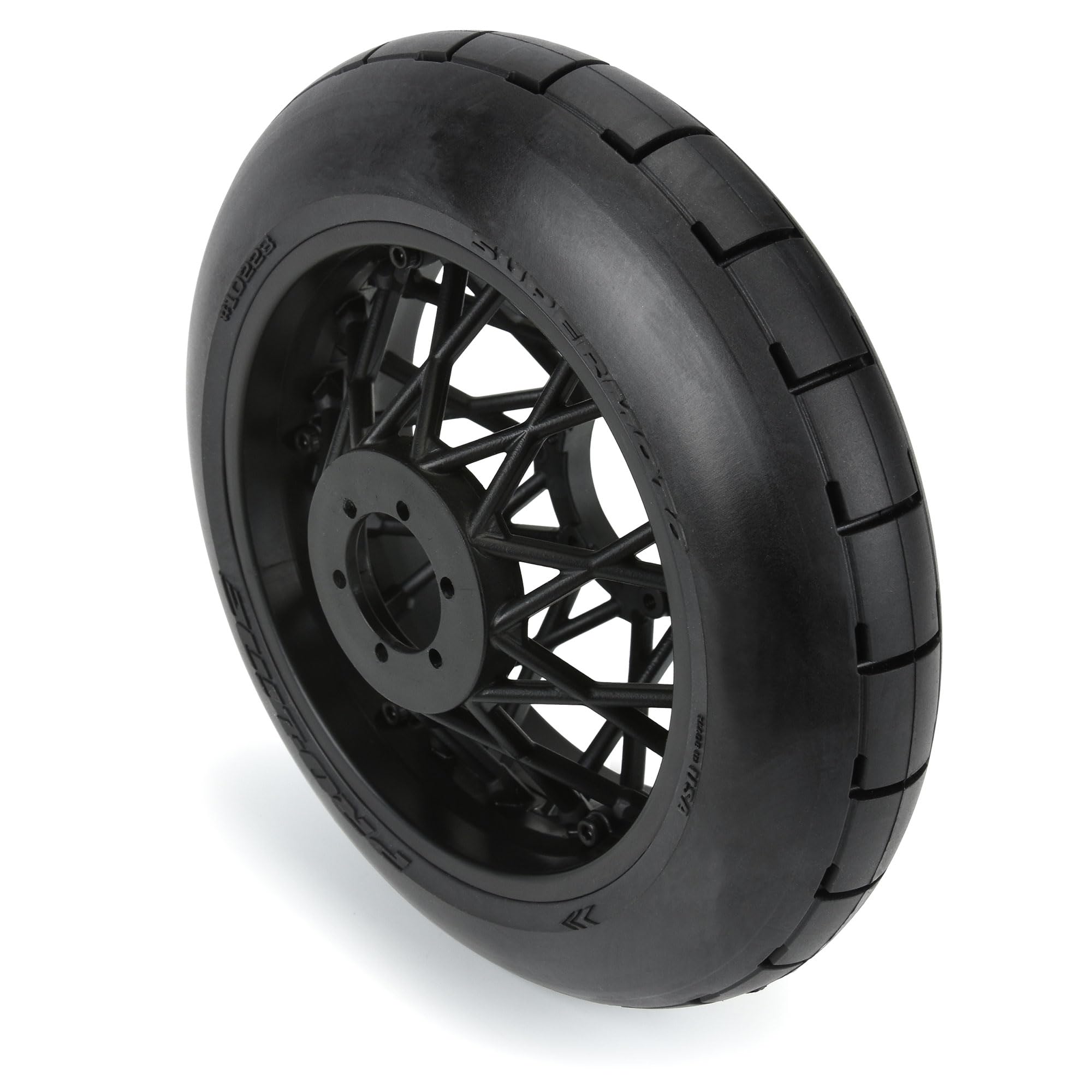 Pro-line Racing 1022310 1/4 Supermoto Tire Rear MTD Black Wheel: PM-MX