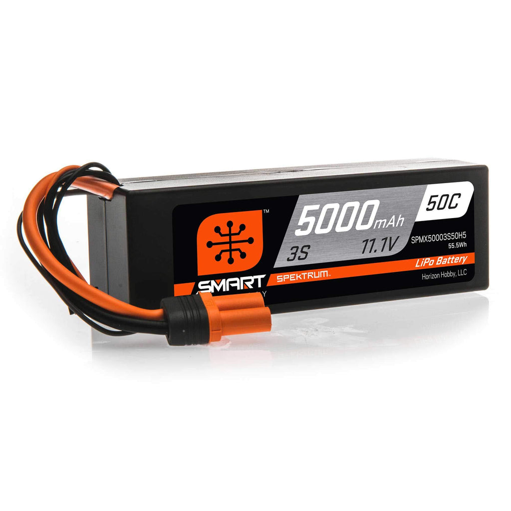 Spektrum X-1034 Smart Powerstage Surface Bundle: 5000mAh 3S 50C LiPo Battery (IC5) / 100W S100 Charger