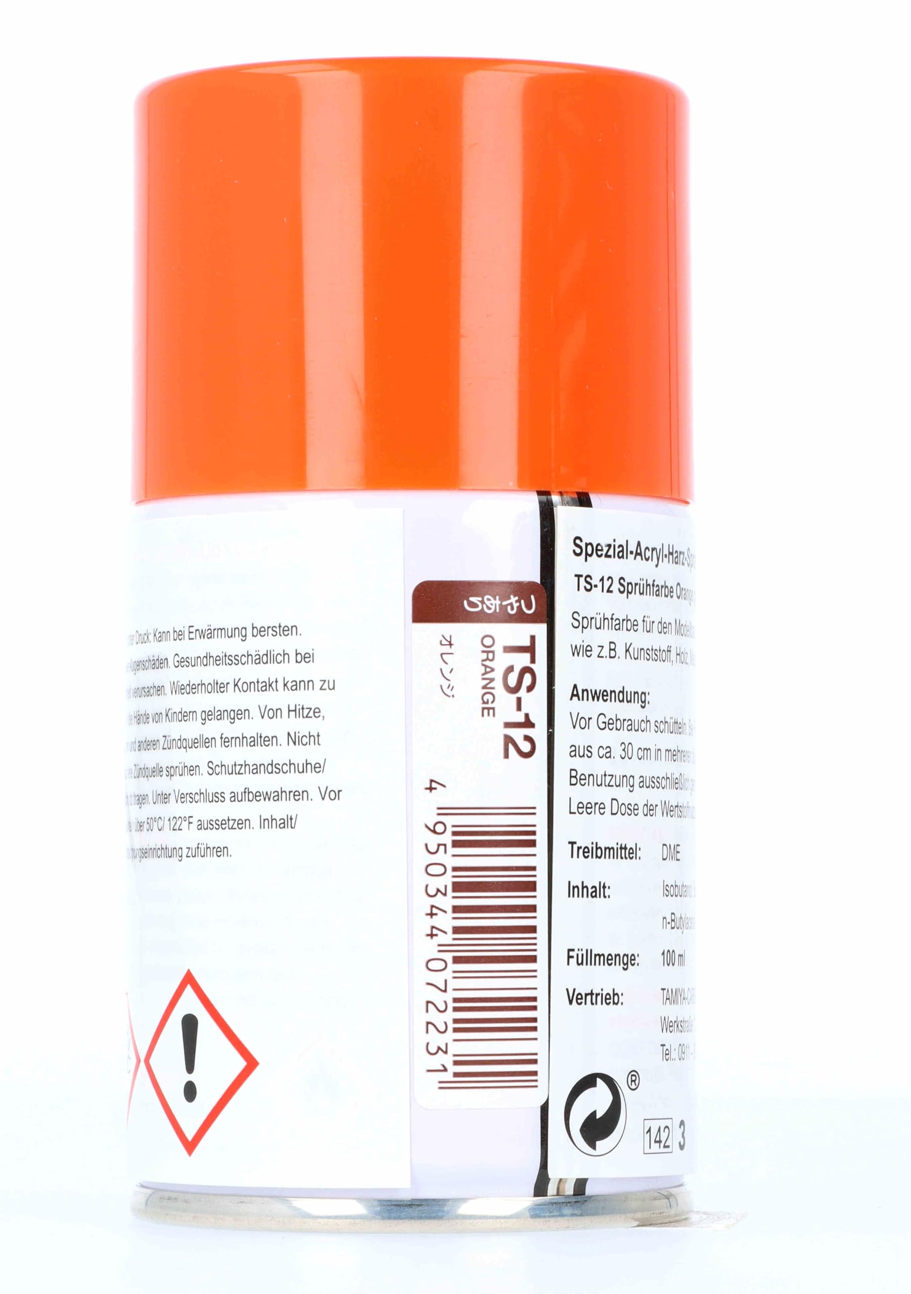 Tamiya 85012 Spray Lacquer TS-12 Orange - 100ml Spray Can