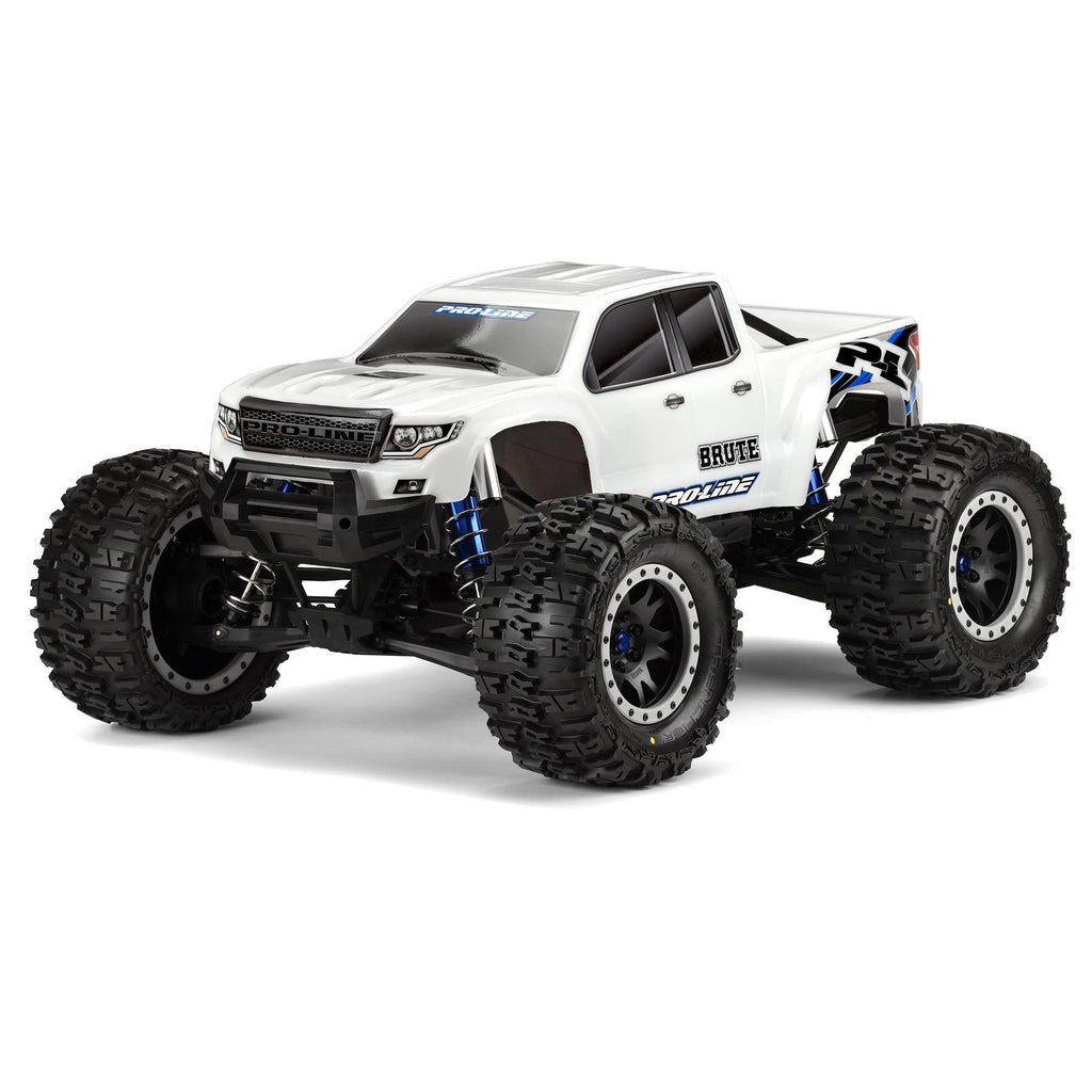 Pro-Line 351317 PreCut Brute Bash Armor Body (White): X-Maxx
