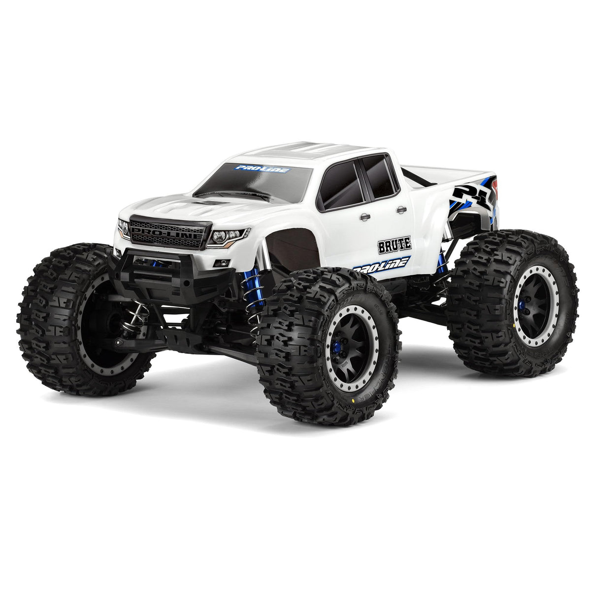 Pro-Line 351317 PreCut Brute Bash Armor Body (White): X-Maxx