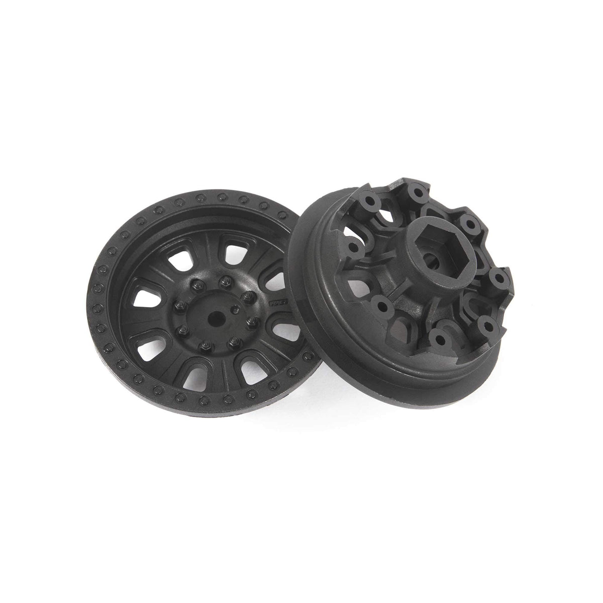 Axial AXI43004 1.9 3pc. Raceline Monster Beadlock Wheels Blk (2)