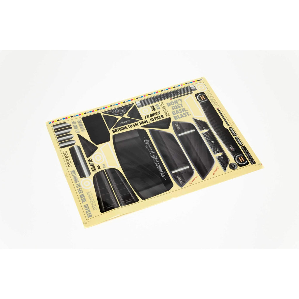 Arrma 410011 FELONY 6S BLX Trimmed Body (Clear)