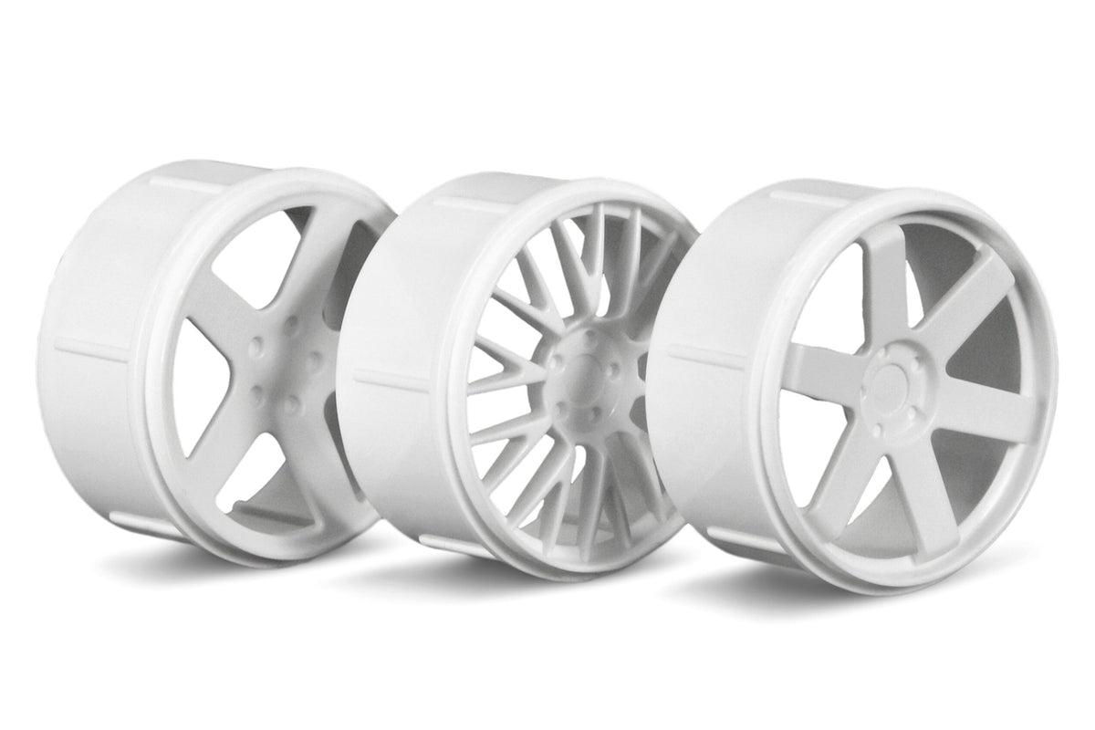 HPI Racing 73410 Wheel Set (White)(Micro RS4)