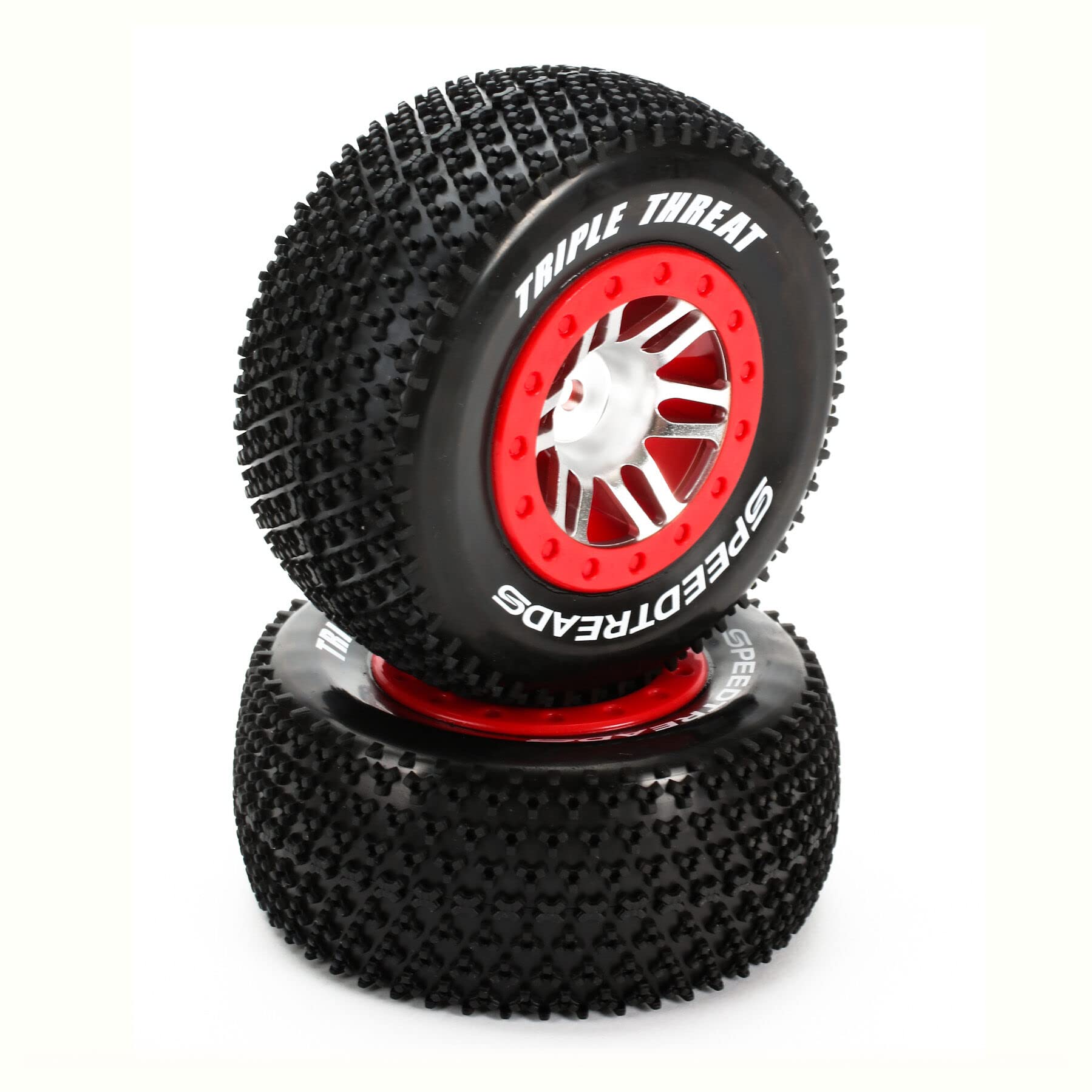 DuraTrax DTXC2950 SpeedTreads Triple Threat SC MNTD SLHR4X4FRECX(2)