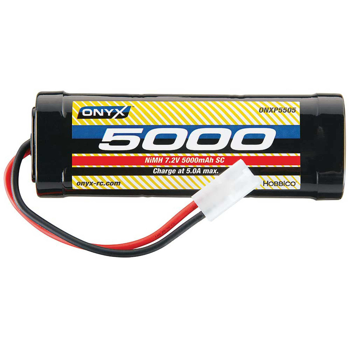Onyx ONXP5510 NiMH 7.2V 5000mAh Sub-C Stick Battery: Standard Plug