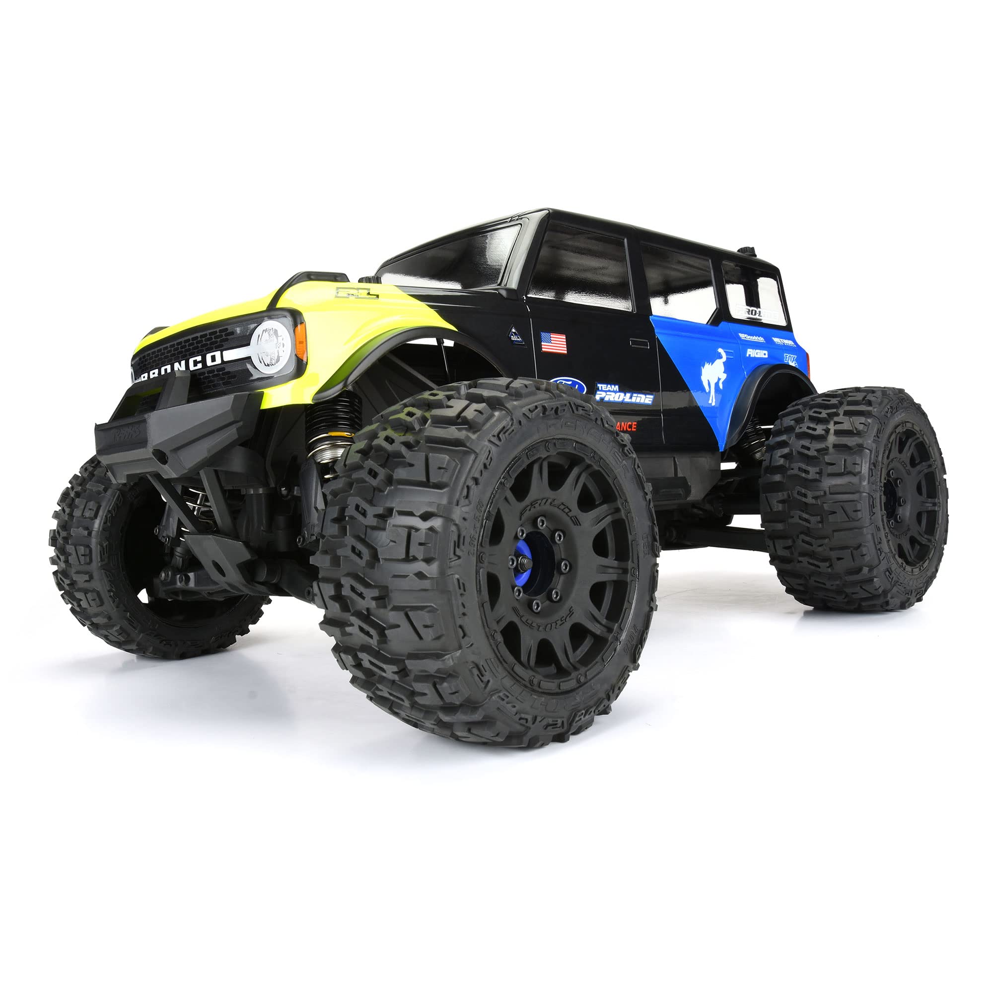 Pro-Line 359400 1/8 2021 Ford Bronco Clear Body: Maxx, E-Revo 2.0