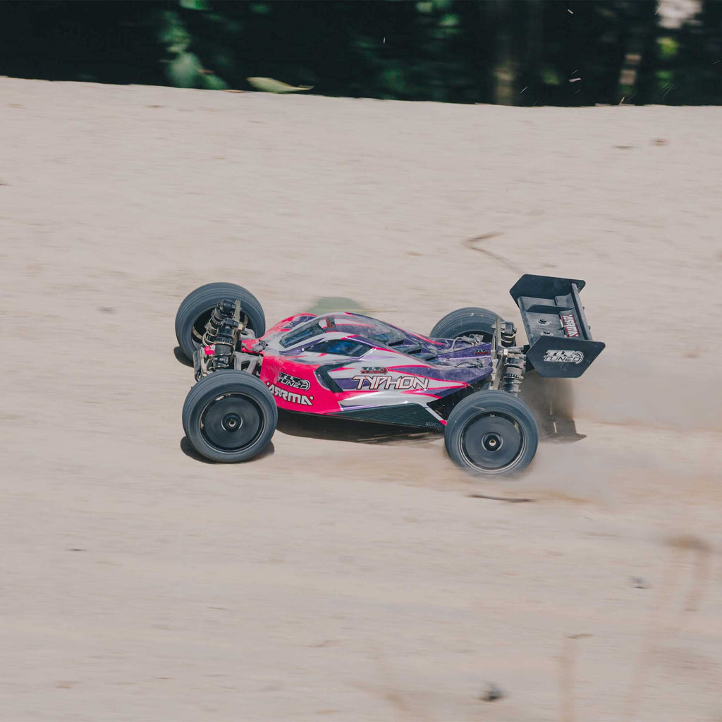 Arrma 8306 TLR Tuned Typhon 1/8 4WD Roller (Pink/Purple)