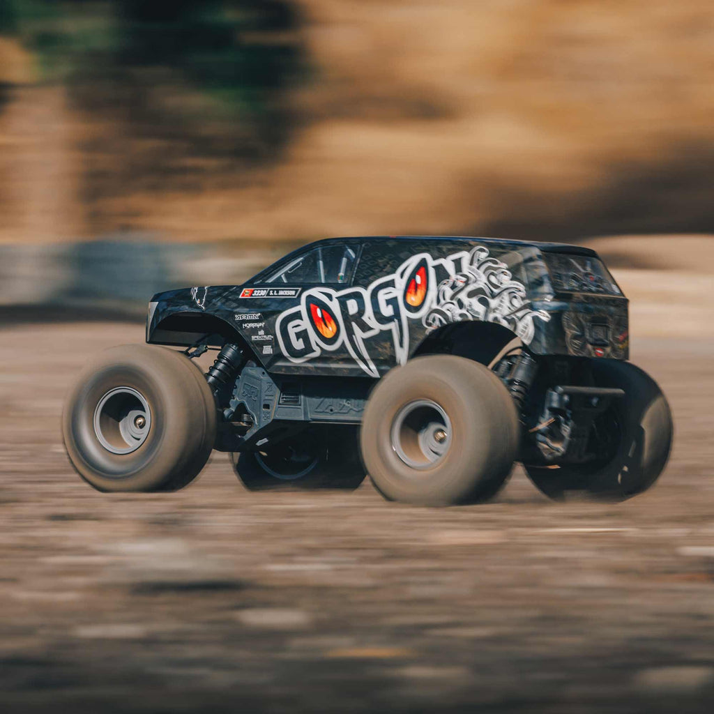 Arrma ARA3230SKT1 GORGON 2wd MT 1/10 Self Assembly RTA KIT SMART USB Gunmetal