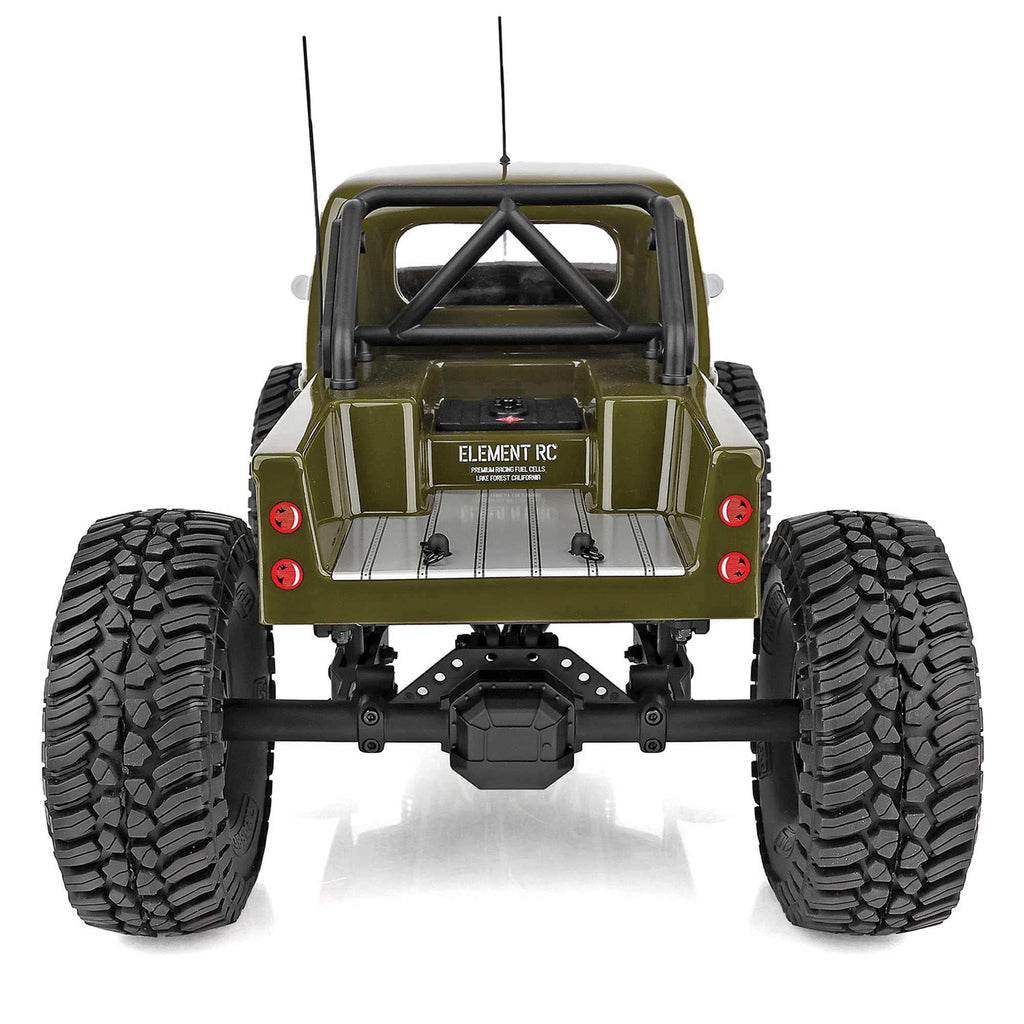 Associated 40117C Enduro Ecto Trail Truck, green RTR LiPo Combo