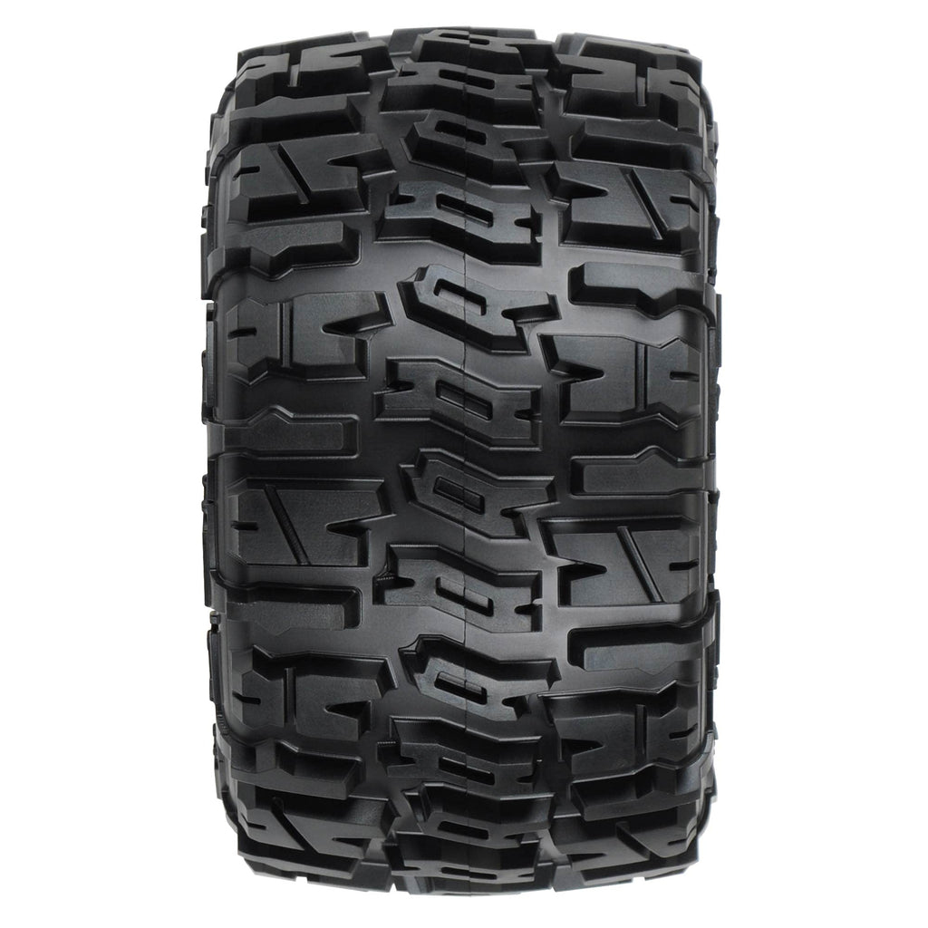 Pro-Line 117010 Trencher 2.8 All Terrain Tire Mounted on Raid Black Wheels