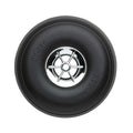 Du-Bro 300TC Treaded Chrome Wheels, 3" Diameter (2)