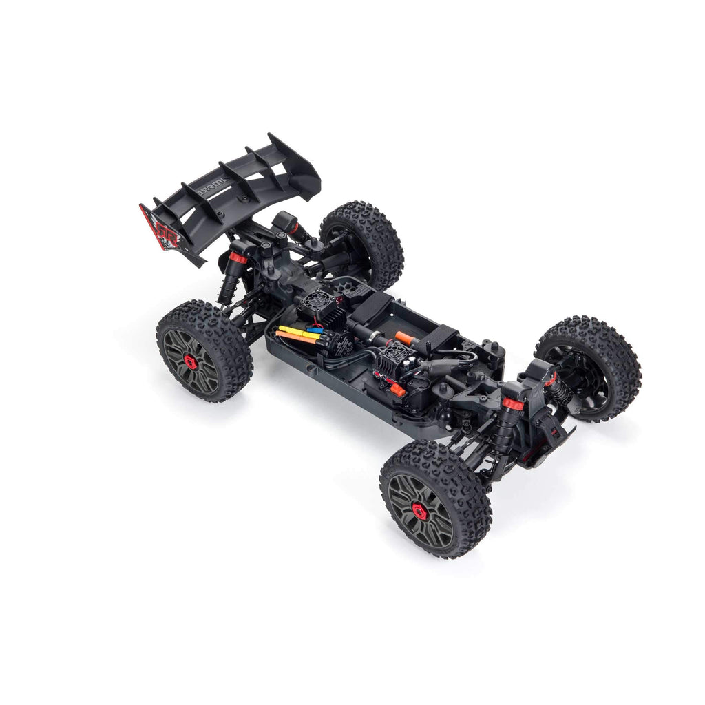 Arrma 4306V3 Typhon 4X4 3S BLX Brushless 1/8th 4wd Buggy, Red