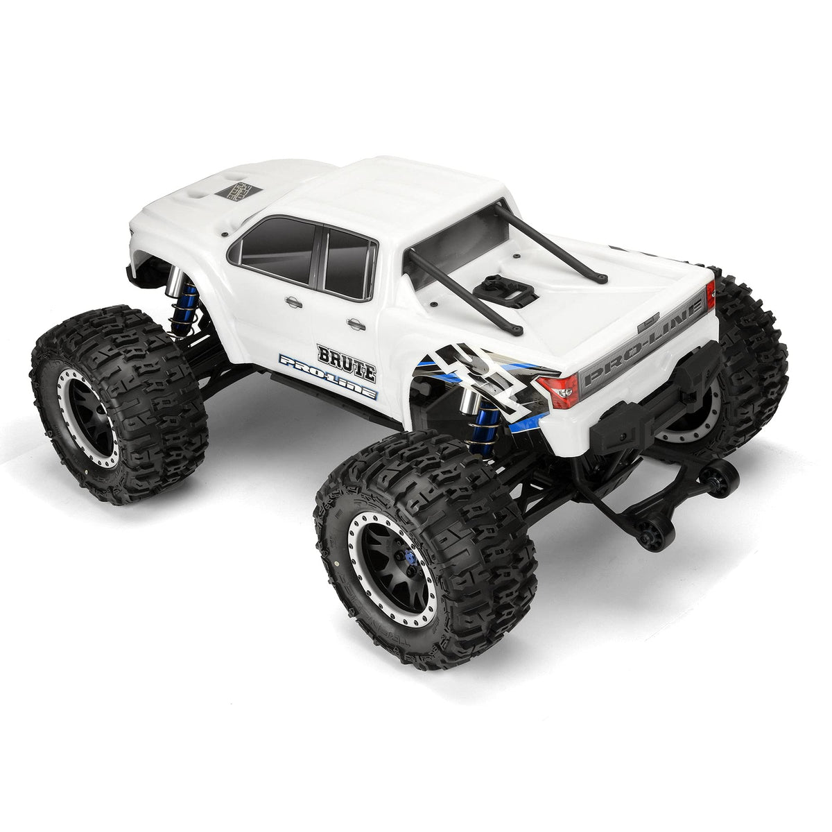 Pro-Line 351317 PreCut Brute Bash Armor Body (White): X-Maxx
