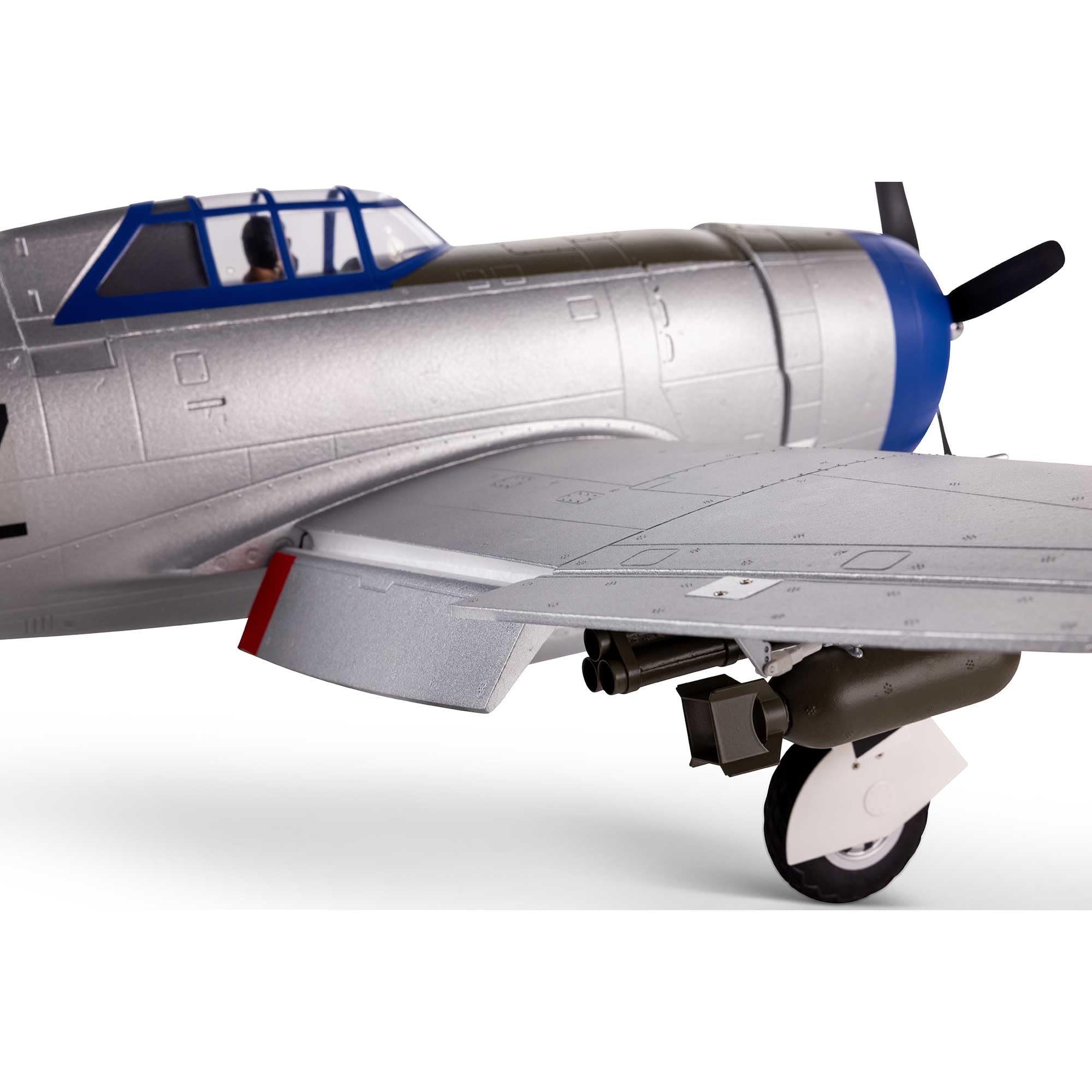 E-Flite EFL08450 P-47 Razorback 1.2m BNF Basic AS3X SAFE Select RC Plane