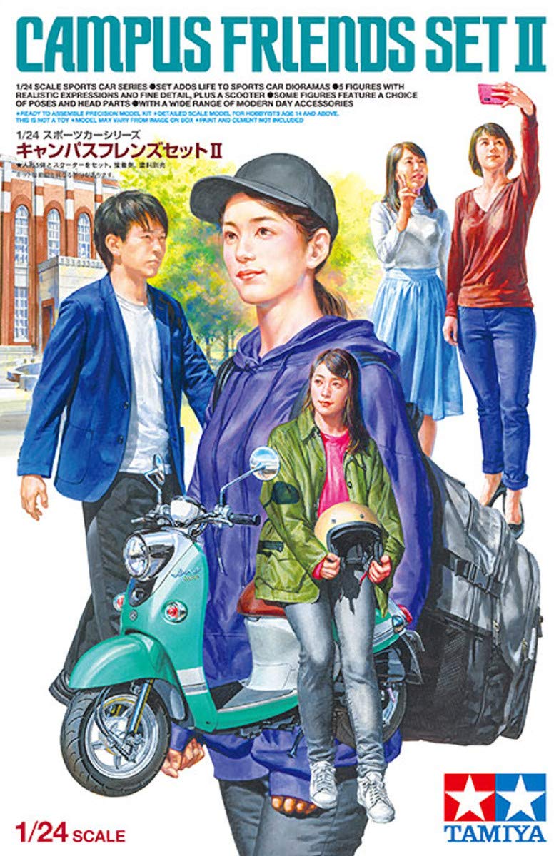 Tamiya 24356 1/24 Campus Friends Set II Model Kit