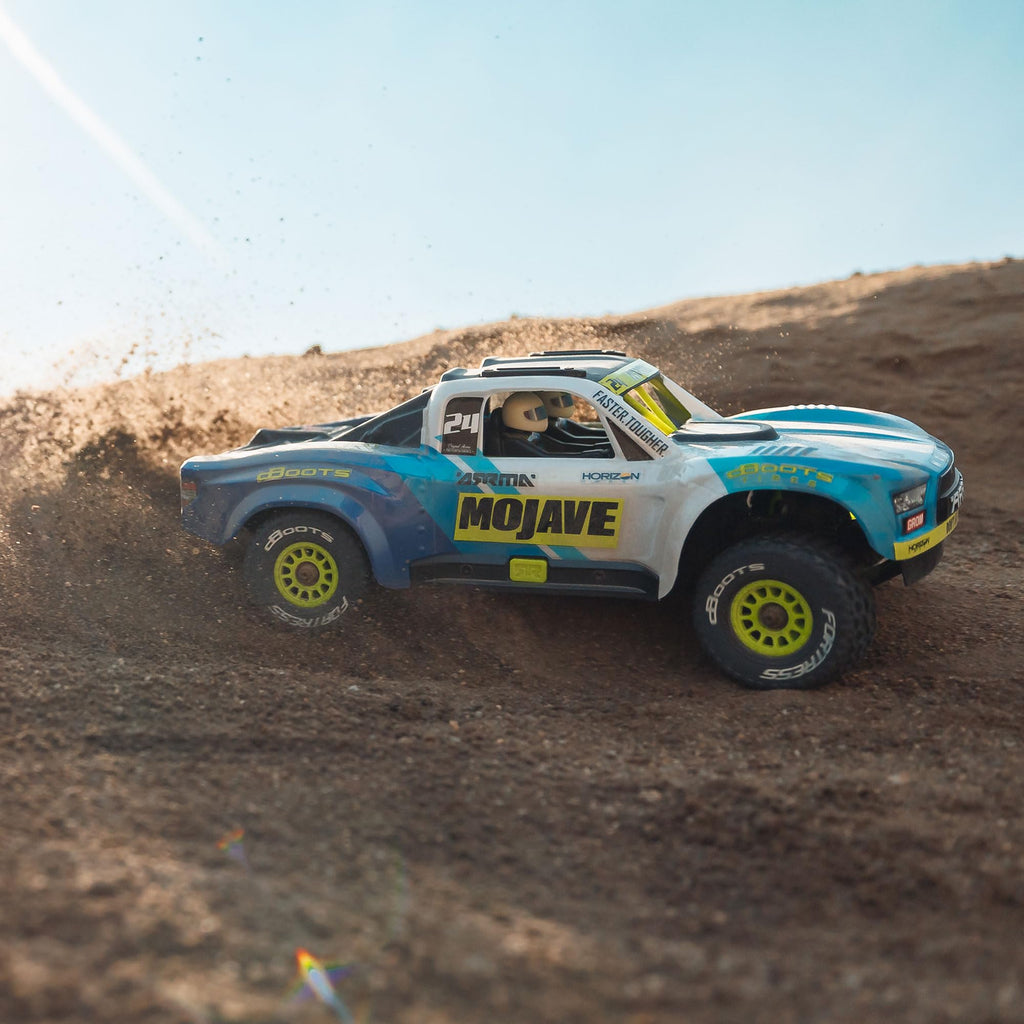 Arrma ARA2104T2 MOJAVE GROM 4x4 SMART Small Scale Desert Truck (Blue/White)