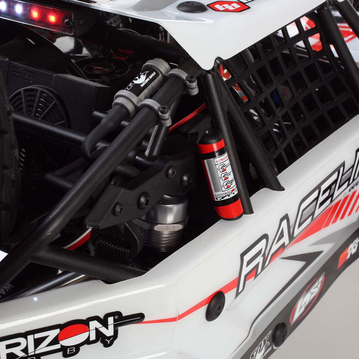 Losi LOS05016V2T1 Super Rock Rey: 1/6 4WD Elec Rock Racer, RTR White