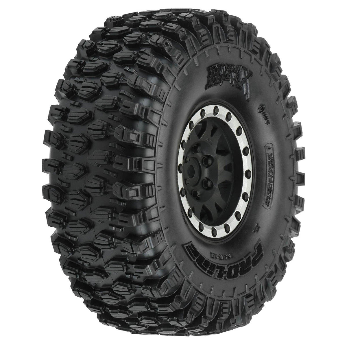 Pro-Line 1012813 Hyrax 1.9 G8 MTD Impulse Blk/Slvr Wheels F/R (2)