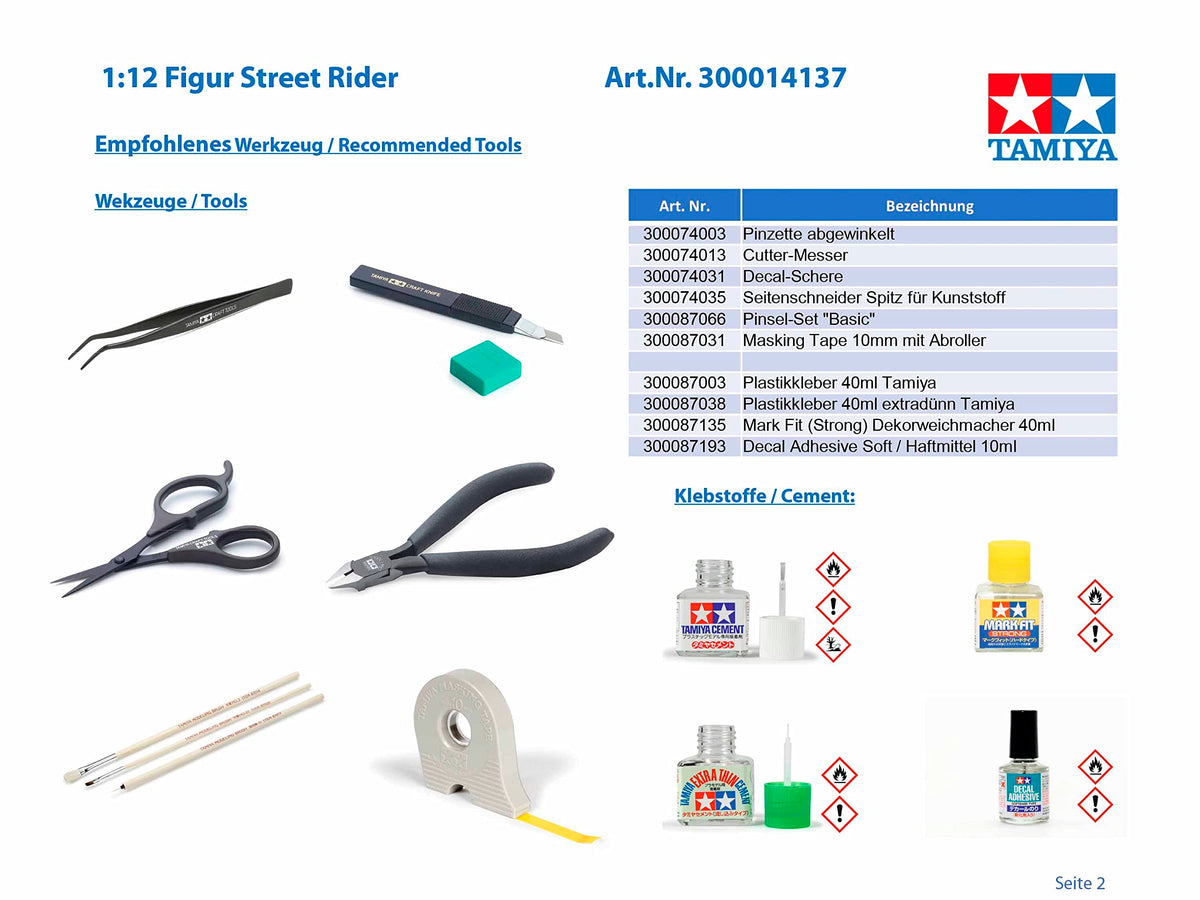 Tamiya 14137 1/12 Street Rider