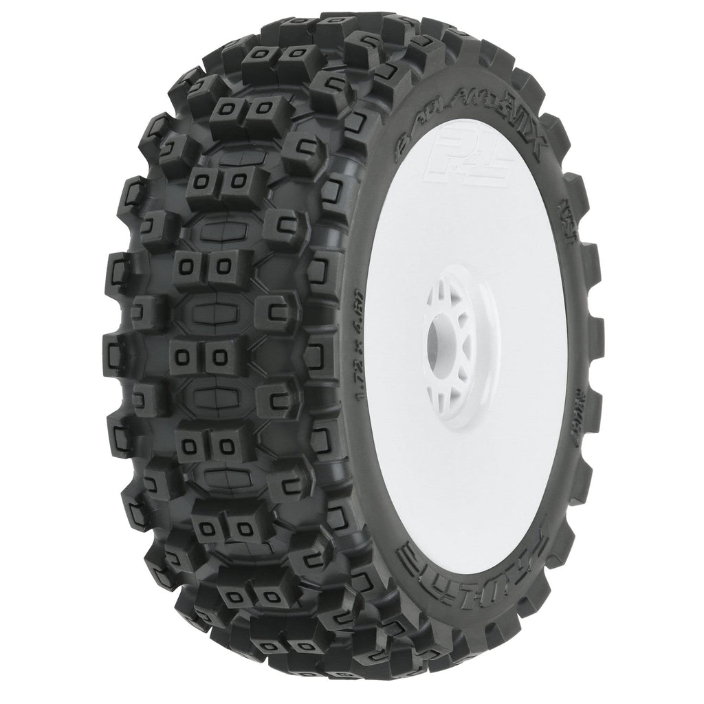 Pro-Line 906731 Badlands MX M2 1:8 Buggy MTD White Wheels F/R