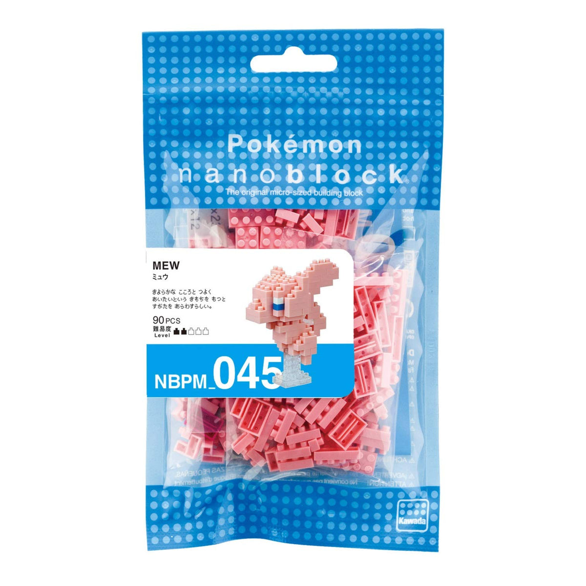 Nanoblock 21312 Mew "Pok�mon", Nanoblock Pok�mon Series (Box/12)