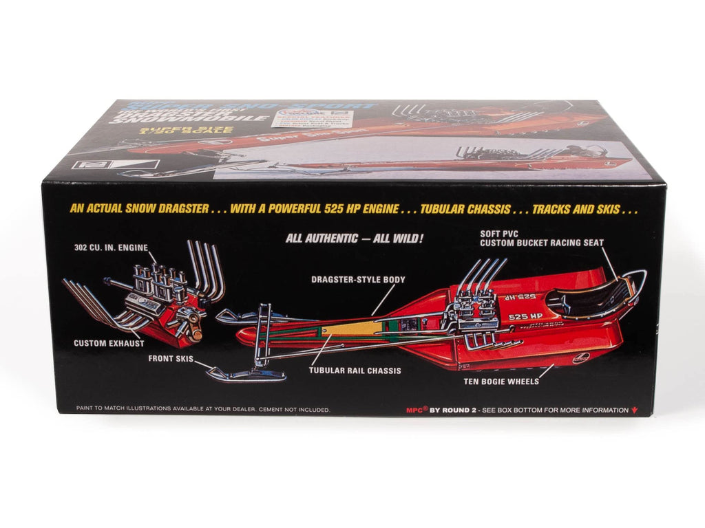 MPC 961 Rupp Super Sno-Sport Snow Dragster 1:20 Model Kit