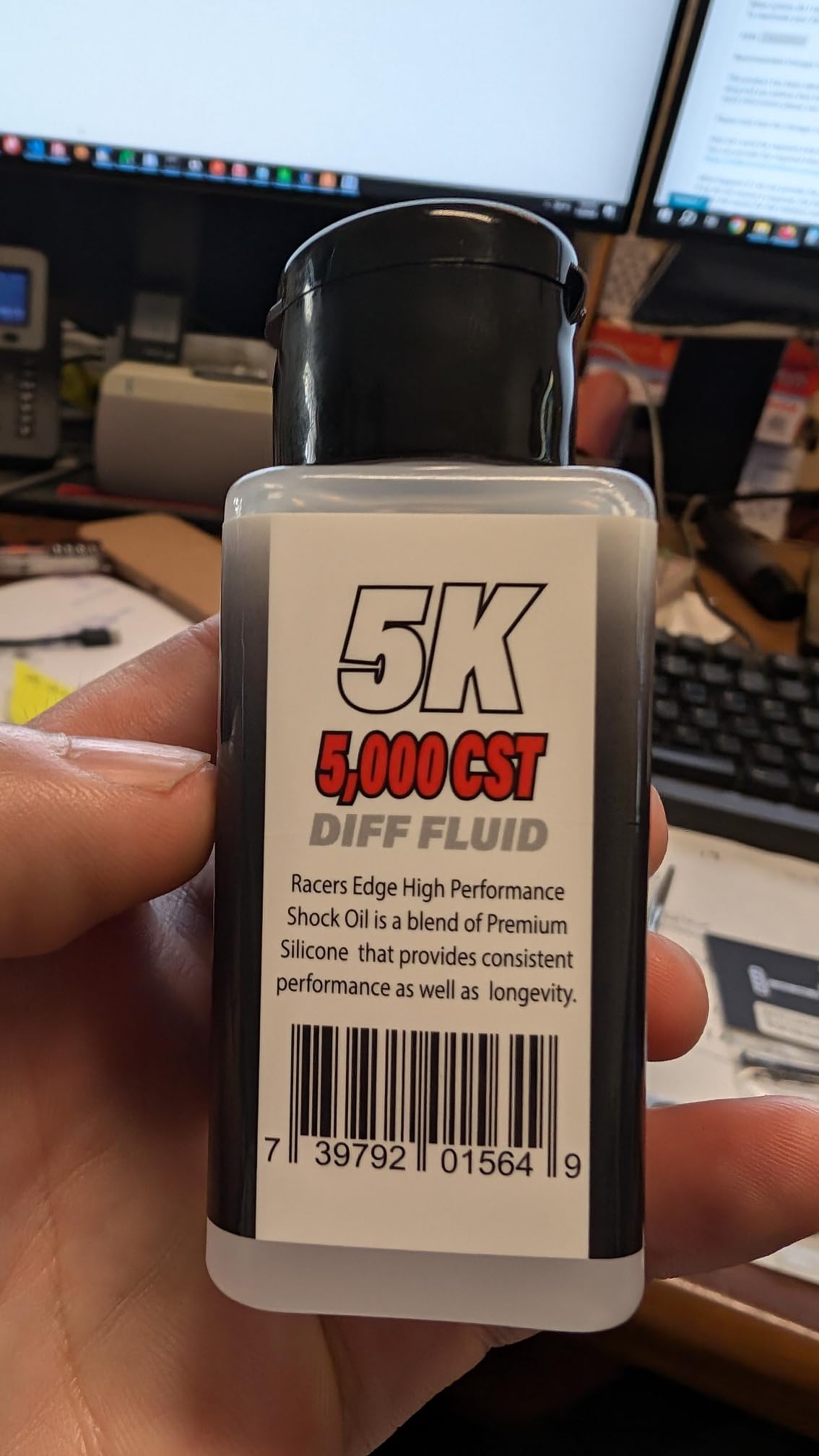 Racers Edge 3315 5,000cSt 70ml 2.36oz Pure Silicone Diff Fluid