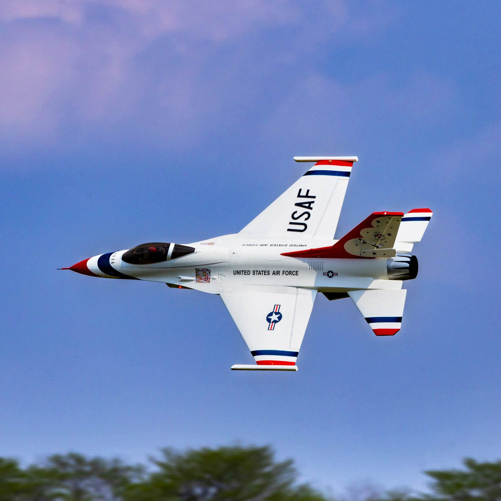 E-Flite EFL87950 F-16 Thunderbirds 80mm EDF BNF Basic with AS3X and SAFE Select