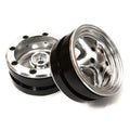 Integy C29060SILVER 1.9 Alloy 5 Spoke Wheel (2) for 1/10 Scale Crawler