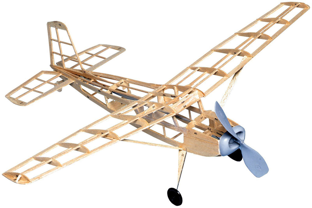 Guillow 902 Cessna O-1E Bird Dog Vietnam War Balsa Model Airplane Kit 18"
